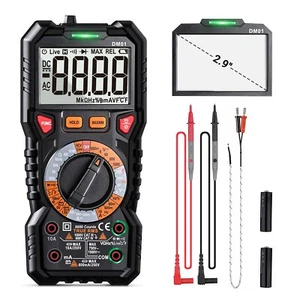 DM01 Digitales Multimeter TRMS 6000 Counts, LED Intelligent Indicator Jack - Bild 1 von 8