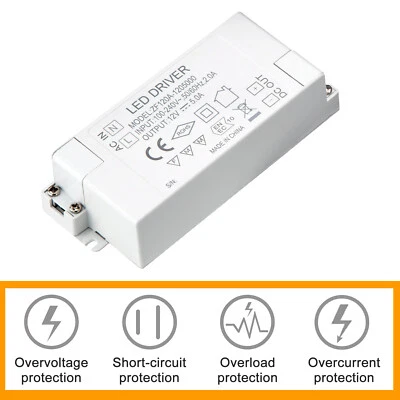 Transformer Power Supply AC 110V/240V to DC 12V 60W LED Driver Adapter Converter - Image 1 of 4