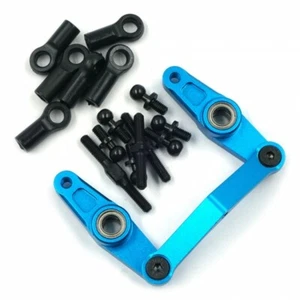 YR Blue alloy ball bearing steering kit for Tamiya TT01 TT-01E suit Race Drift - Picture 1 of 2