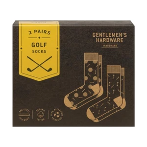 Gentlemen's Hardware Set of 2 Gift Boxed Golf Socks Novelty Christmas Gift Idea - Picture 1 of 2