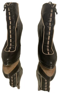 Casadei Size 7.5 Lace-Up Boots 185.00 - Picture 1 of 5
