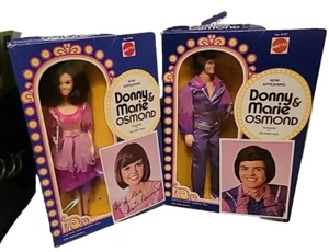 Mattel Donny And Marie Osmond Mattel Barbie Dolls. 1976 Original Boxes. - Picture 1 of 12