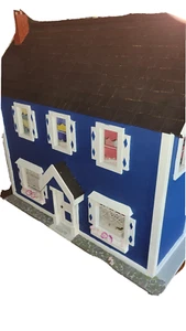 Custom Build 3 level/ room wooden dollhouse.Restored & Fully loaded! - Picture 1 of 10