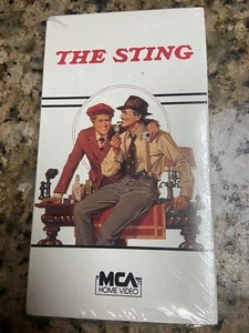 Vintage The Sting Robert Redford Paul Newman Factory Sealed VHS MINT Rare (1973) - Picture 1 of 4