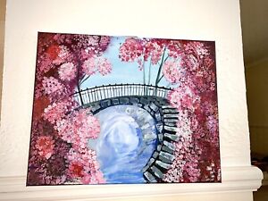 Cherry Blossom Painting In Art Paintings For Sale Ebay