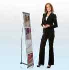 A4 PORTABLE FOLDING EXHIBITION BROCHURE DISPLAY STAND WITH CARRY BAG