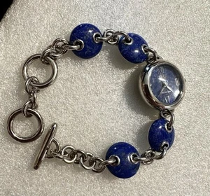 Ecclissi Sterling Silver & Blue Lapis Watch - Picture 1 of 7
