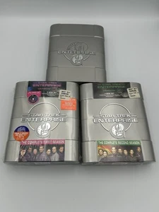 Star Trek Enterprise Complete Series Seasons 1-3 DVD Set Hard Cases (1-2 Sealed) - Imagen 1 de 8