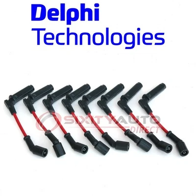 Delphi Spark Plug Wire Set for 2007-2008 Chevrolet Silverado 2500 HD 6.0L V8 sa Foto 1 de 4