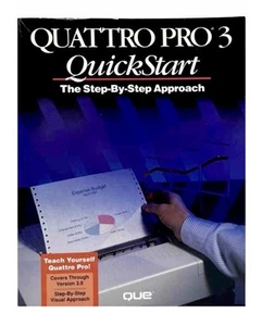 VTG 1991 QUATTRO PRO 3 QuickStart The Step By Step Approach Manual - Picture 1 of 15