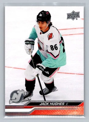 2023-24 Upper Deck #680 Jack Hughes - Image 1 of 2