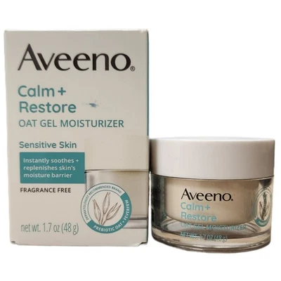 Gel hidratante de avena Aveeno Calm Restore piel sensible sin fragancia 1,7 oz Foto 1 de 4