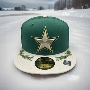 Gorra Dallas Cowboys 59FIFTY "Acebo Verde" Ajustada Talla 7 1/2 Gorra Promocional H89 - Imagen 1 de 8