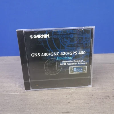 Garmin GNS 430 GMC 420 GPS 400 Simulator interactive training cd SEALED NEW - Image 1 of 2