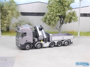 Elbe-Modell Bausatz 5achser Kran-LKW ohne Kabine mit Pritsche und neuem Lad - Bild 1 von 5