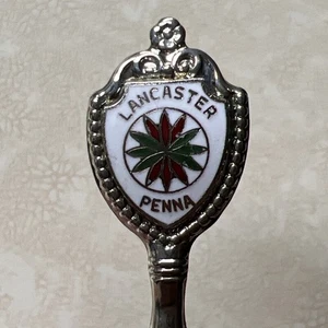 Cuchara de recuerdo coleccionable con cuenco redondo festoneado - Lancaster Penna - Imagen 1 de 4