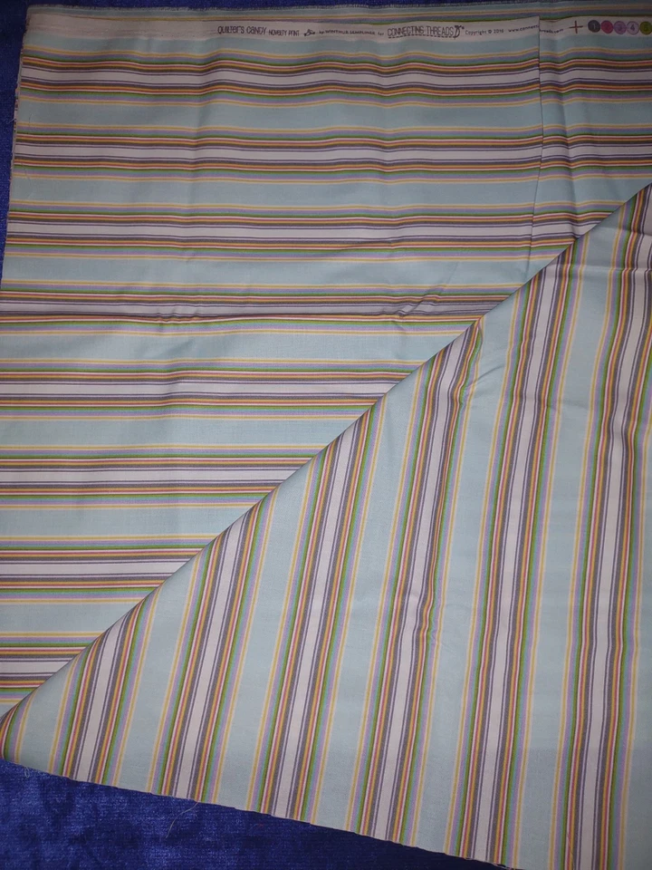 Easter Stripe Quilters Candy By Connecting Threads 2 Yards x 45 Inches - Image 1 of 4