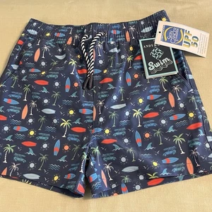 Andy & Evan Boys Blue Swim Trunks beach Size 7 NWT - Picture 1 of 4
