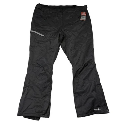 Pantalones de nieve para equipo al aire libre para hombre talla 3XL negros impermeables aislados esquí invierno NUEVO Foto 1 de 4