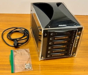Addonics Hard Drive Storage Tower ST5X1PM-B eSATA Ports External Storage - Picture 1 of 14