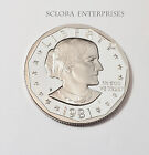 1981 S SUSAN B. ANTHONY (SBA) *PROOF* DOLLAR COIN *TYPE 1 (I)* **FREE SHIPPING**