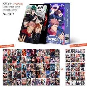LOMO Cards Anime Jujutsu Kaisen 60 Cards + 32 Stickers - Picture 1 of 10