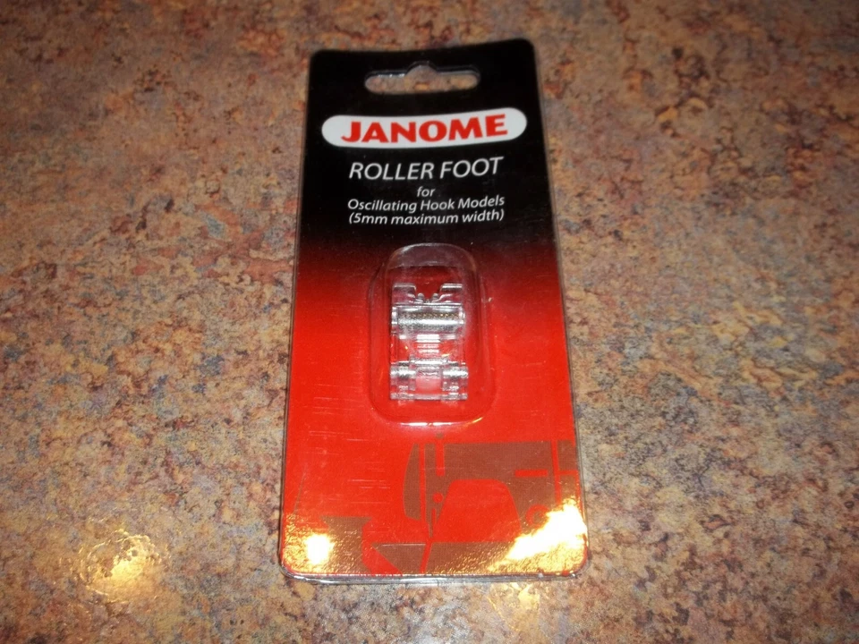 Pie de rodillo Janome 200142001 para modelos de gancho oscilante 5 mm máximo NUEVO genuino Foto 1 de 1