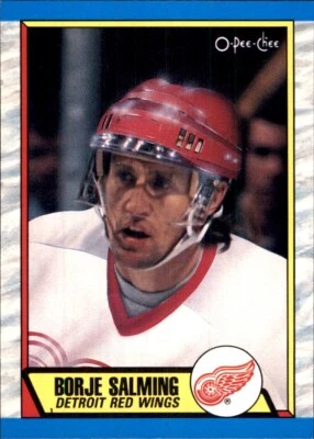 1989-90 O-Pee-Chee Canada #278 Borje Salming RIP DETROIT RED WINGS - Image 1 of 2
