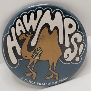 1976 HAWMPS! Western Slapstick Movie Promo Pinback Camel Military Calvary Vtg - Picture 1 of 4