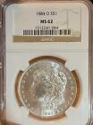 1884-O Ngc Ms62 Pq! Morgan Silver Dollar