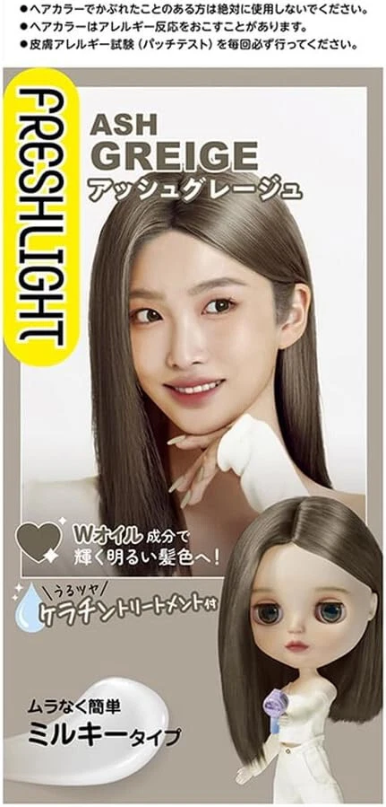 [SCHWARZKOPF BLYTHE] Freshlight Milky Series ASH GREIGE Kit de color de tinte para el cabello NUEVO Foto 1 de 1