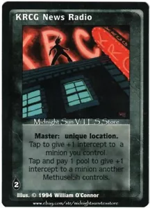 KRCG News Radio Jyhad V:TES VTES Vampire CCG - Picture 1 of 1