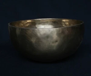 Tibet Klangschale Planetenton Merkur Neptun Therapie Klangprobe 1243g M80-344-KK - Bild 1 von 1