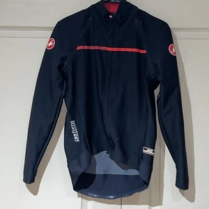 Castelli Mens Convertible RossoCorsa Perfetto Gore Windstopper Cycling Jacket M - Picture 1 of 11