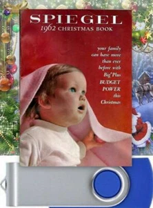 Vintage 1962 Spiegel Christmas Book / Catalog On USB Drive - Picture 1 of 1