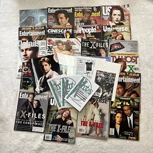 Gillian Anderson The X-Files Magazine Lot Of 24 Cult Times Rolling Stone + Promo - Picture 1 of 9