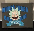 New 3D Rick And Morty Carton Bifold Wallet Faux Leather Man Woman Gift