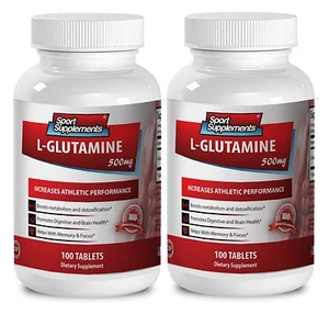 Amino Acid Complex - L-GLUTAMINE 500mg - Help Intensive Training Supplement 2B - Picture 1 of 11