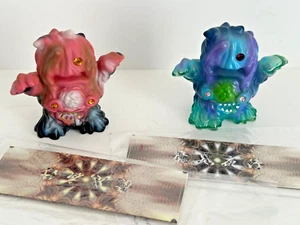 2 Cronic Dorogami (clear blue & black) Soft Vinyl Neo Kaiju MINT sofubi Godzilla - Picture 1 of 5