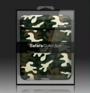 New iPad 3 & 2 & 1 More-thing Safara Collection Reversible Cover | Black/Camo - Picture 1 of 3