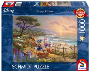 Puzzle 1000 elementów. Kaczor Donald & Daisy - T. Kinkade - Picture 1 of 1