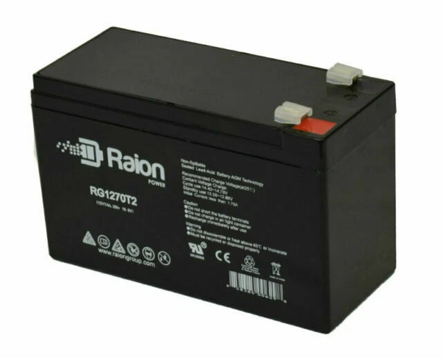 Raion Power 12V 7Ah Rechargeable SLA AGM Battery - RG1270T2