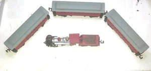Bachmann N Scale CPRR Jupiter Locomotive & Tender. + Combo & 2 Coaches Runs Good - Picture 1 of 9