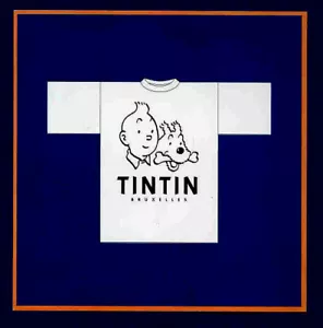 Tintin T-Shirt - The Adventures of Tintin - Adult XL White - Herge / Moulinsart - Picture 1 of 3