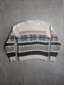 Woolrich Sweater Mens Large Christmas Winter Holiday Pullover Knit Crewneck - Picture 1 of 10