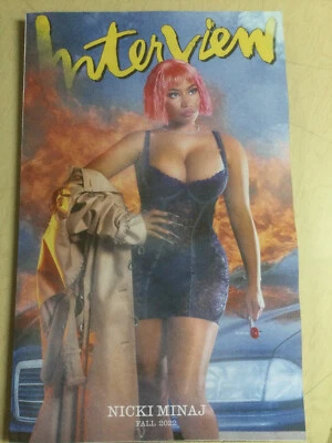 Fall 2022 Issue #545 INTERVIEW magazine Nicki Minaj sexy cover + Paloma Elsesser - Image 1 of 4
