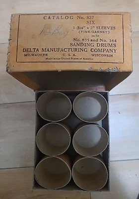 VINTAGE DELTA SANDING DRUMS NO 837 - Image 1 of 3