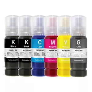552 Sublimation Ink for use in Epson Ecotank ET-8500 ET-8550 Supertank Sub T552 - Picture 1 of 6