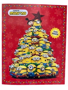Totalmente Nuevo Como Nuevo Tema Minions Coleccionable DVD Paquete de Estampillas de Navidad Conjunto de Carpetas - Imagen 1 de 3