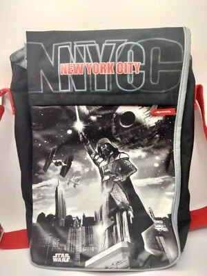 Disney STAR WARS New York City DARTH VADER Messenger Crossbody Bag 16x12x5" - Image 1 of 4